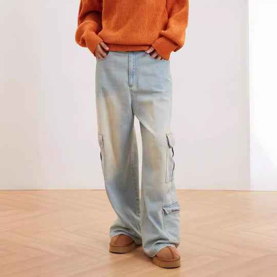 Damen gemütlicher Pullover mit hohem Kragen und Reißverschluss EB