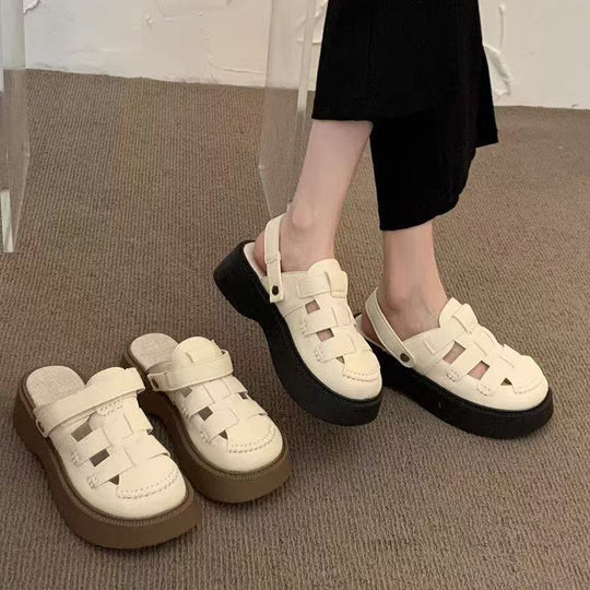 Damen Komfortable Clogs mit trendigem Riemendesign EB