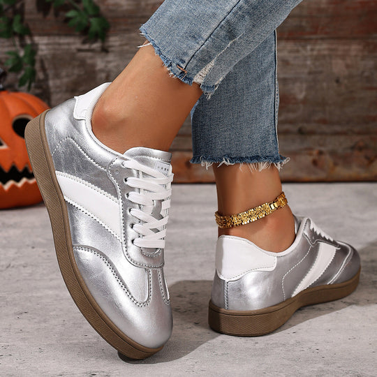 Damen Sportliche Sneaker im Retro-Design EB