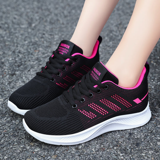 Unisex nan atmungsaktive Strick-Sneaker mit leichter Memory-Fußbett Sohle EB