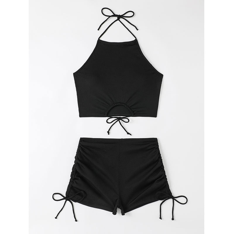Damen Freizeit-Bikini-Set mit Raffungen EB