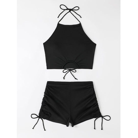 Damen Freizeit-Bikini-Set mit Raffungen EB