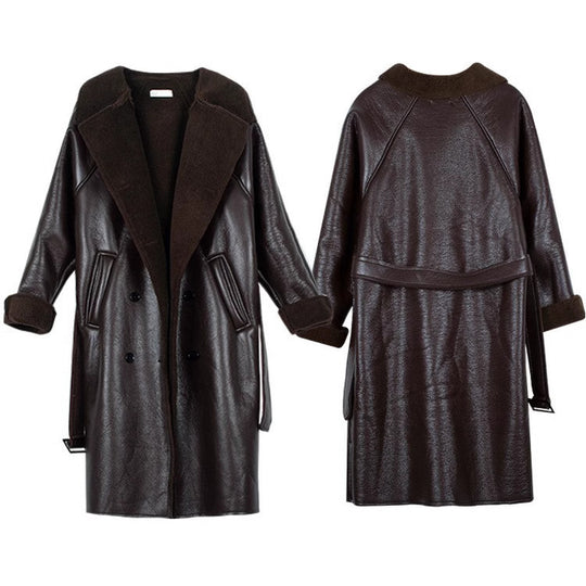 Damen oversized Steppmantel EB