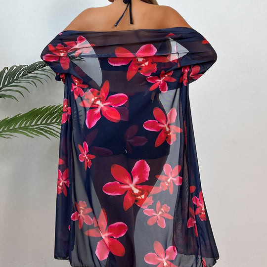 Damen Bademode-Set mit floralem Design EB
