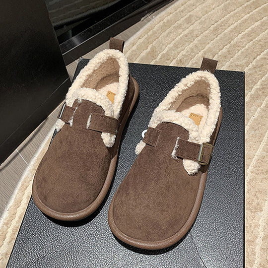 Warme und bequeme flache Schuhe EB