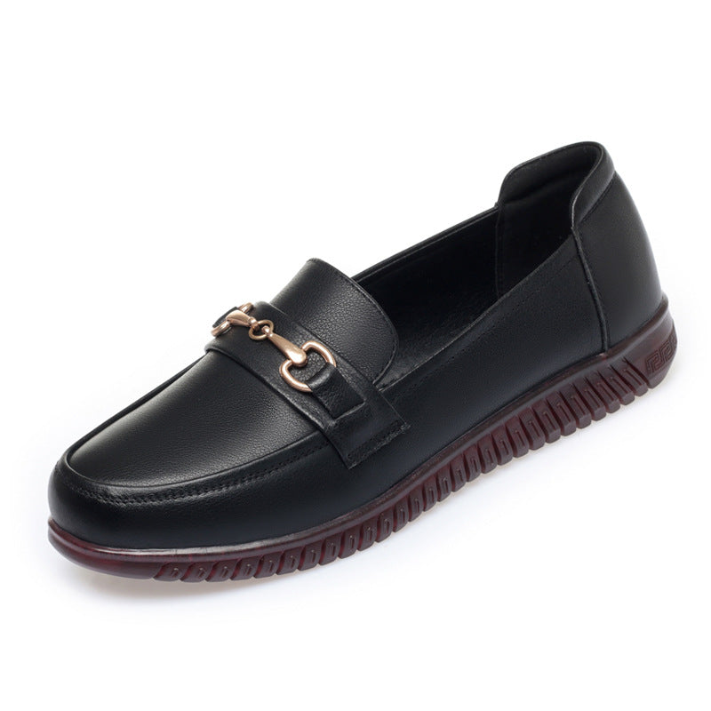 Damen Mokassins mit modischem Schmuckdetail und komfortabler Sohle EB