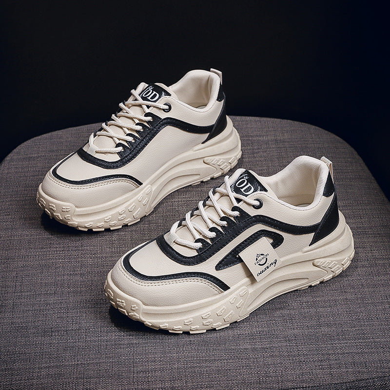 Damen Sportliche Sneaker mit stabiler Laufsohle und atmungsaktiver Oberflächenstruktur EB