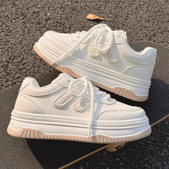 Damen modische Sneaker mit nautischem Fischdesign und gepolsterter Sohle EB