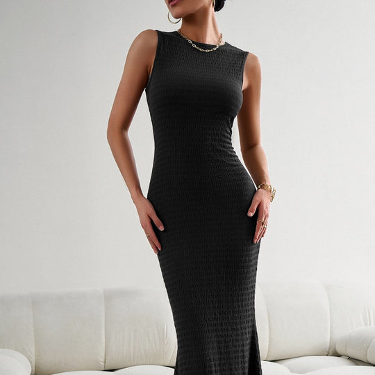 Damen Figurnahes Maxikleid mit seitlichem Schlitz EB