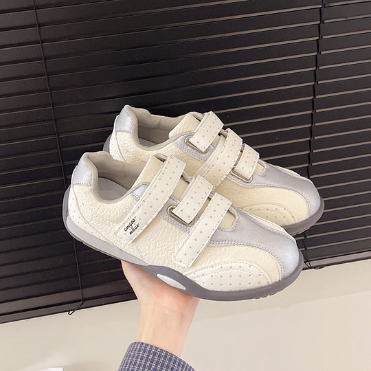 Damen Sportliche Komfort Sneakers mit verstellbarem Klettverschluss EB