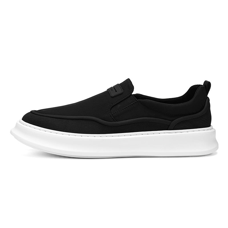 Damen Modische Slip-On Sneakers mit atmungsaktivem Obermaterial und dämpfender Sohle EB