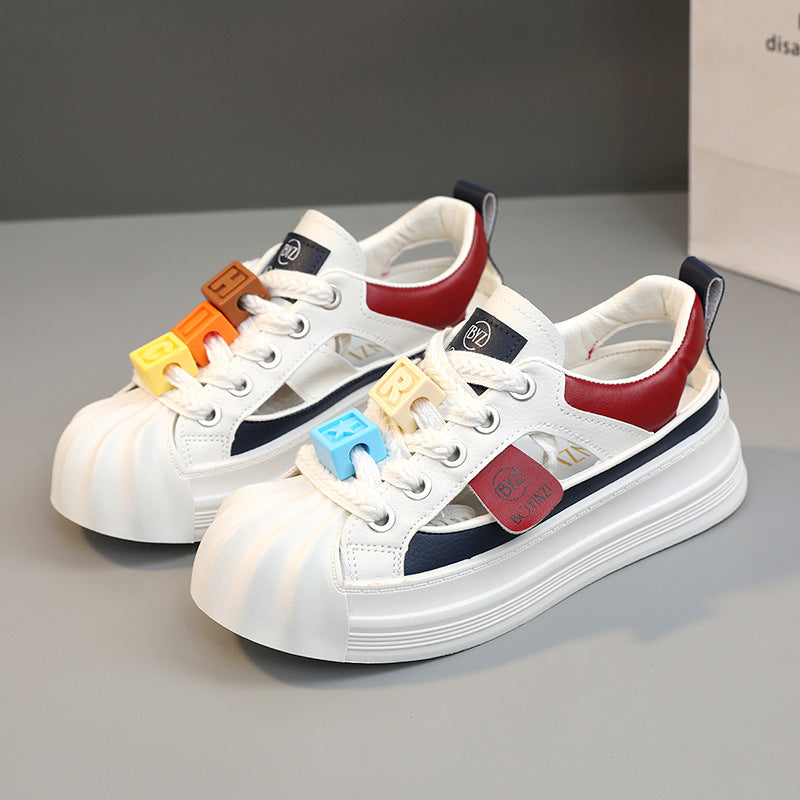 Damen Sneakers mit innovative Sohle und bunten Applikationen EB