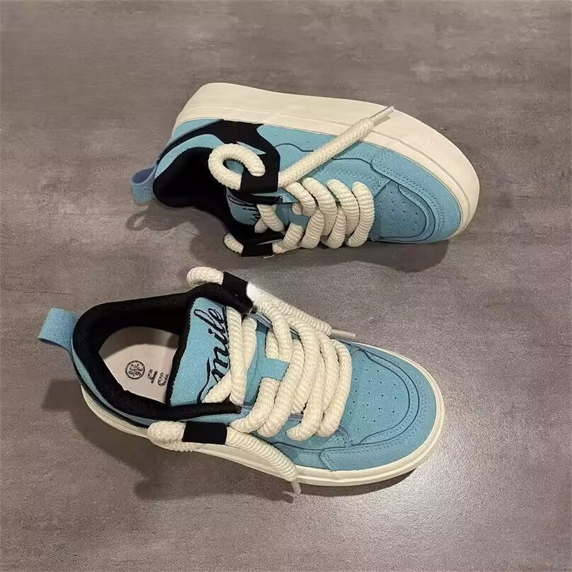 Damen Sneakers mit innovativem Schnürdesign und bequemer Dämpfung EB