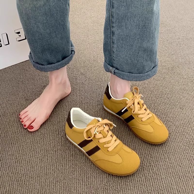 Damen sportliche Sneakers mit atmungsaktiver Mesh-Oberfläche und rutschfester Sohle EB
