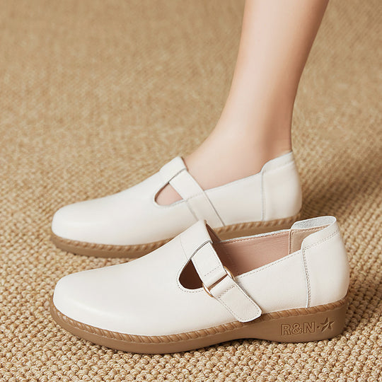 Damen Komfortable Slipper mit modischer Schnallenverzierung und anatomischem Fußbett EB