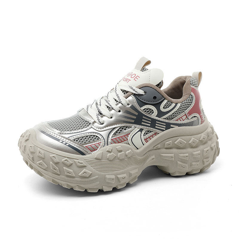 Damen sportliche Lauf-Sneaker mit stoßdämpfendem Komfort und atmungsaktiver Konstruktion EB