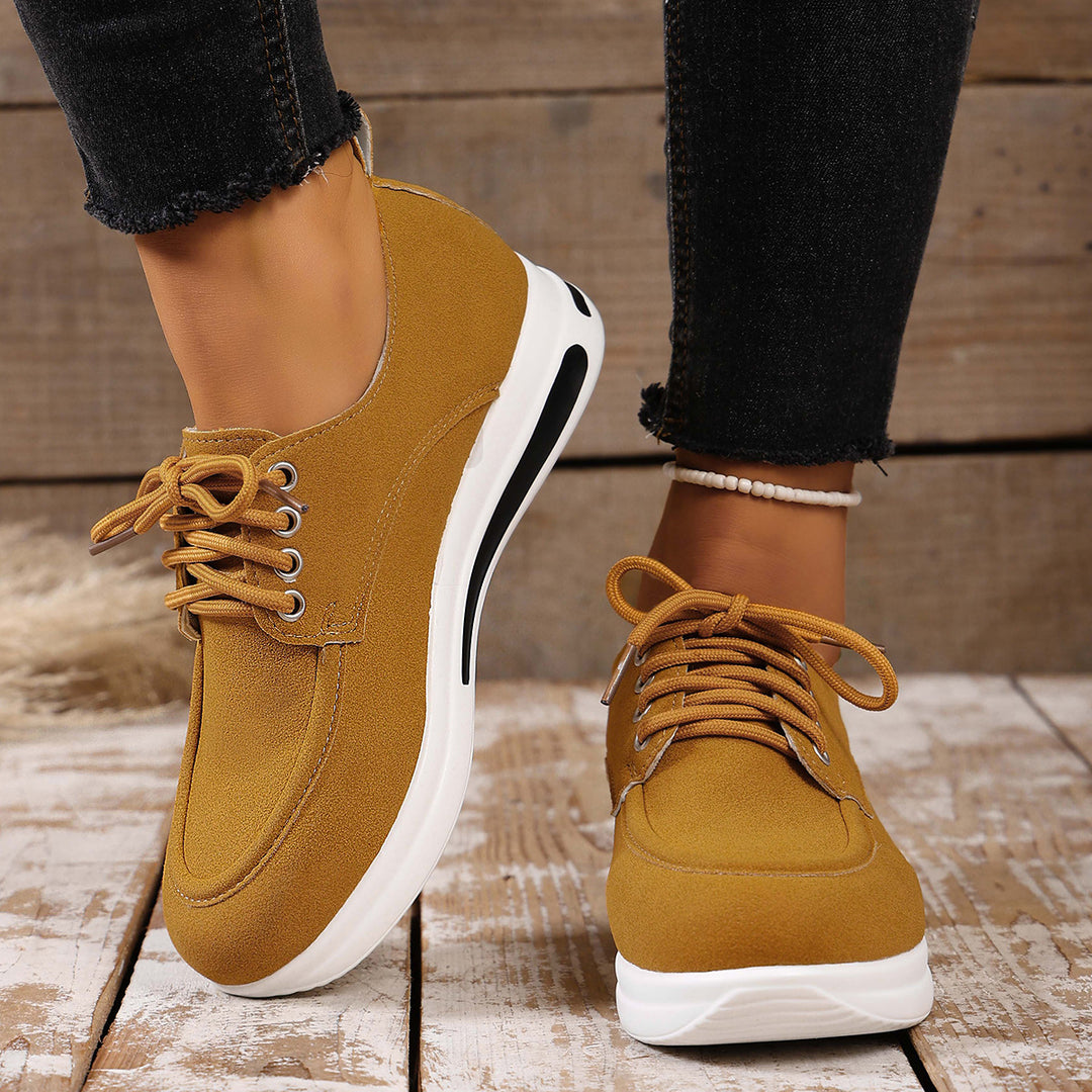 Damen Komfortable Sneaker mit dämpfender Sohle EB
