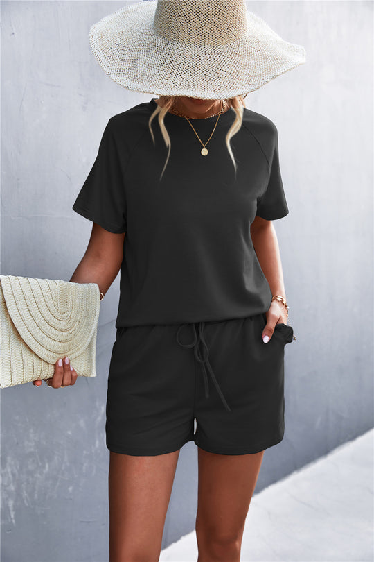 Damen lässiger Kurzsets EB
