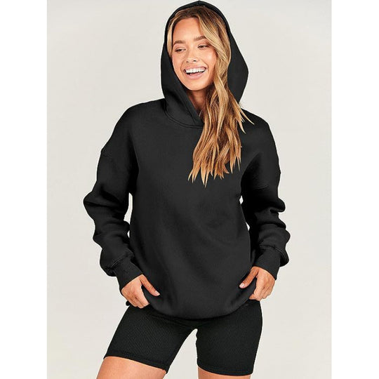Damen bequeme Kapuzen-Sweatshirt EB