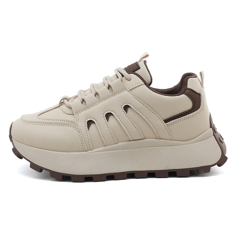 Damen sportive Chunky Sneakers mit dämpfenden Eigenschaften und flexibler Laufsohle EB