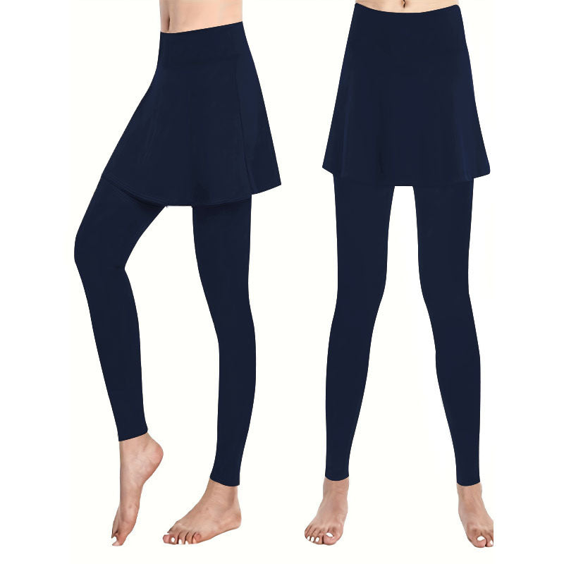 Damen Leggings mit integrierter Skirtschnitt EB