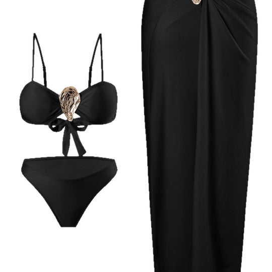 Damen Bikini-Set mit elegantem Wickelrock EB