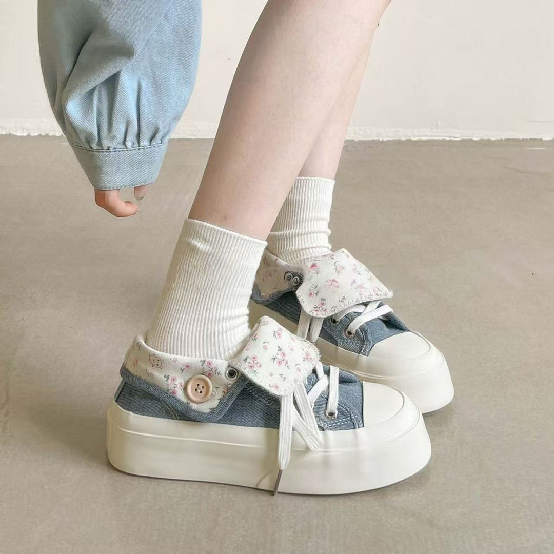 Damen modische Plateauschuhe EB