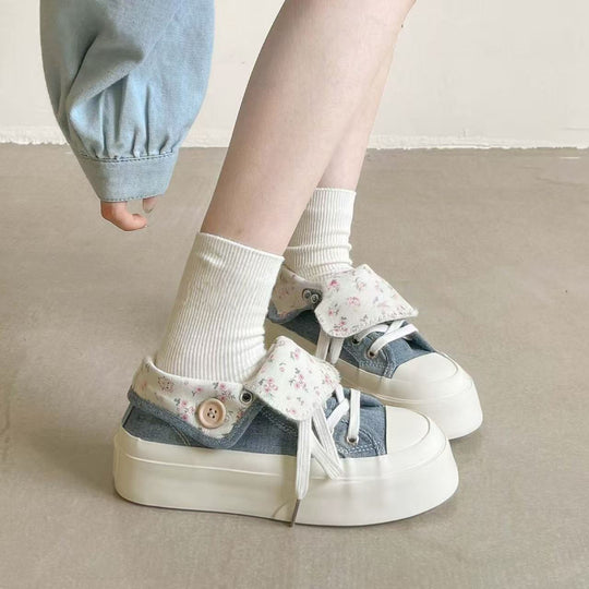 Damen modische Plateauschuhe EB