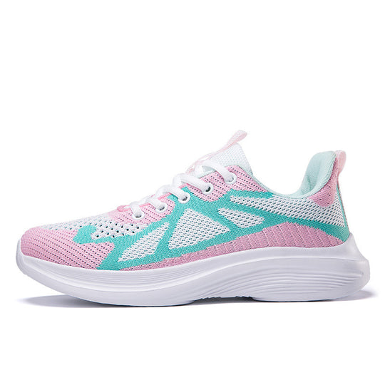 Damen Sportliche Leichtgewicht-Laufschuhe mit atmungsaktivem Obermaterial EB