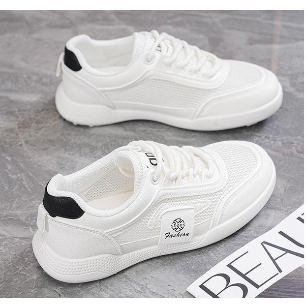 Damen Sportliche Sneakers mit atmungsaktiver Mesh-Oberfläche und bequemer Sohle EB