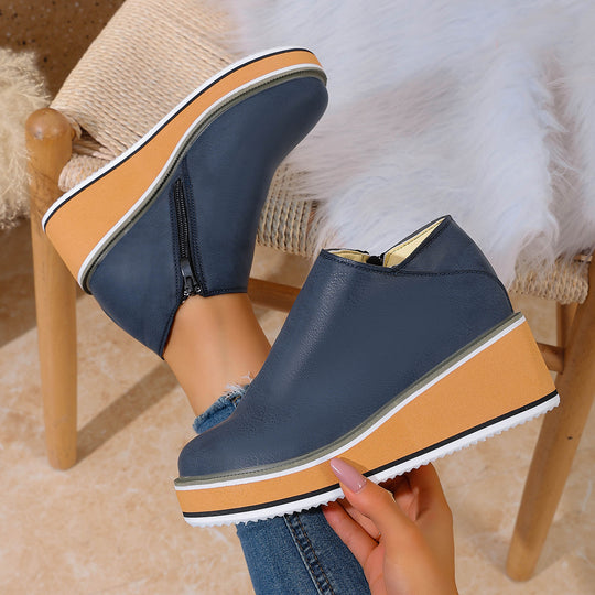 Damen Wedge-Sandaletten mit elegantem Absatz und rutschfester Sohle EB