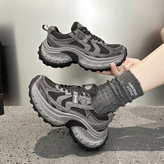 Damen Sportliche Sneakers mit ergonomischem Dämpfungssystem und atmungsaktivem Obermaterial EB