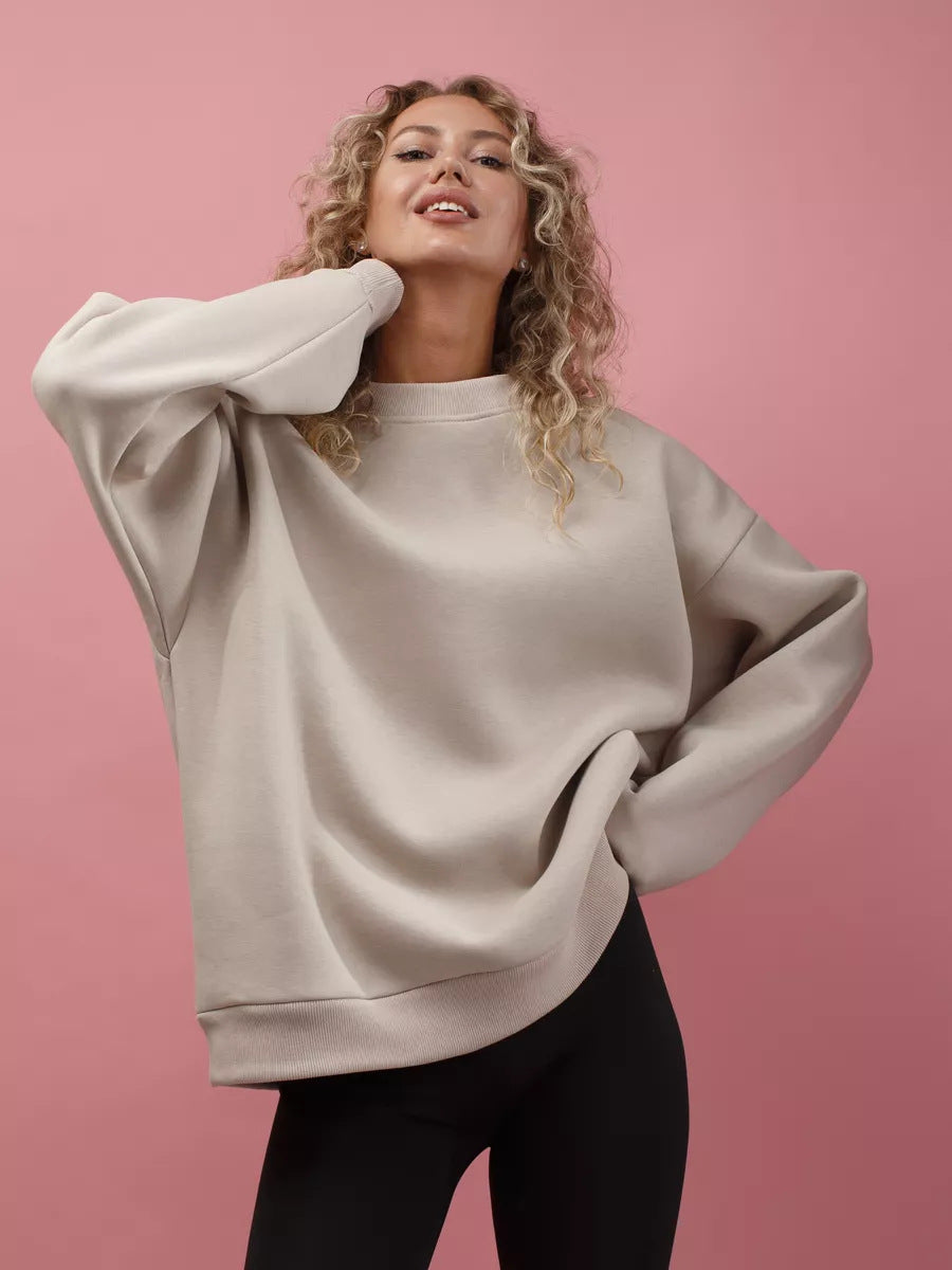 Damen oversized Komfort-Sweatshirt EB