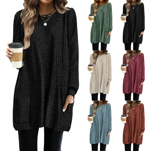 Damen Langarm-Kleid EB