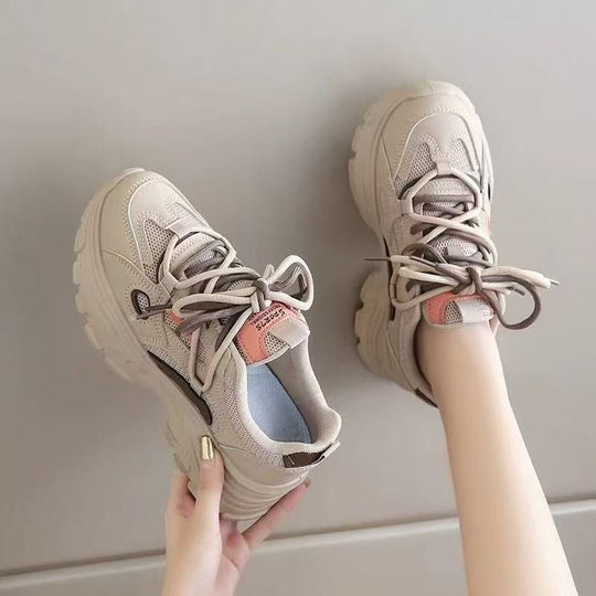 Damen Bequeme Sportsneaker mit dämpfender Sohle und atmungsaktivem Obermaterial EB
