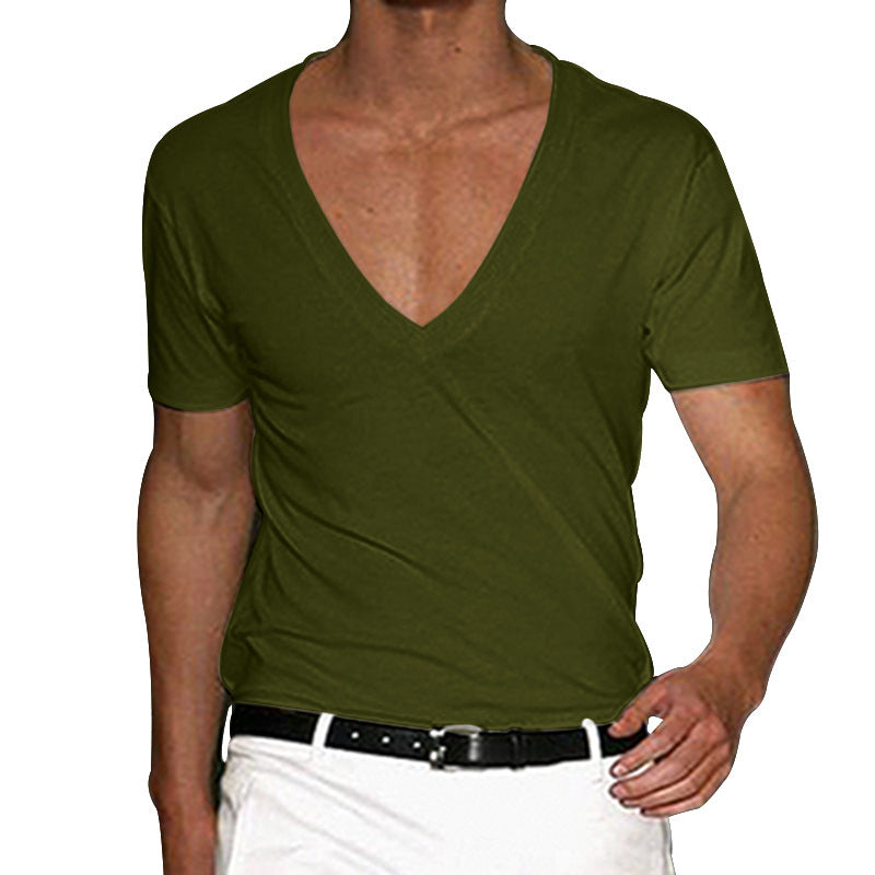 EB | Slim Fit T-Shirt mit V-Ausschnitt