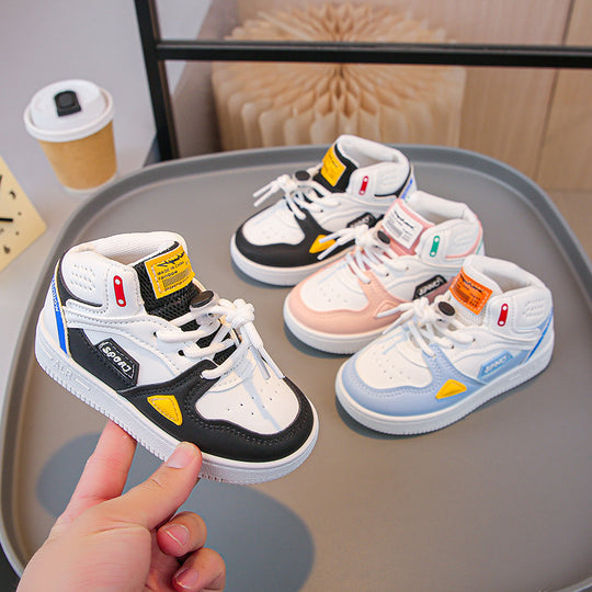Damen modische Sneakers mit elastischem Schnürsystem und bequemem Fußbett EB