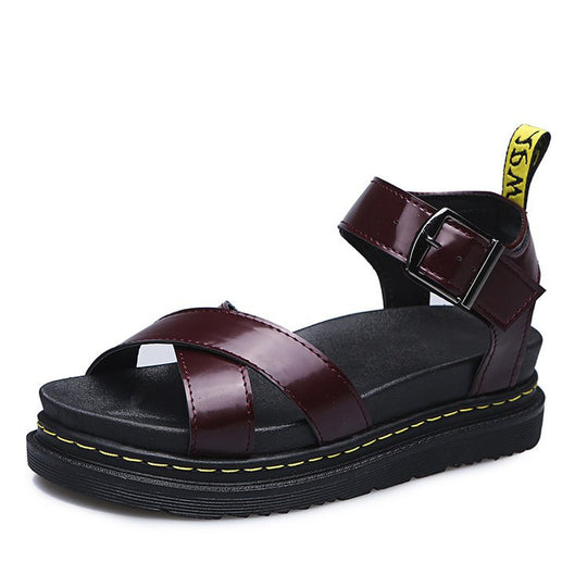 Damen Riemensandalen mit ergonomischem Fußbett und verstellbarem Schnallenverschluss EB