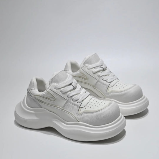 Damen sportive Chunky Sneakers mit innovativem Sohlenprofil und atmungsaktivem Obermaterial EB