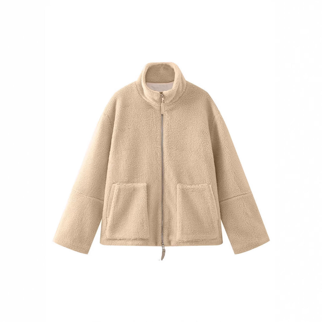 Damen Kuschelige Fleecejacke EB