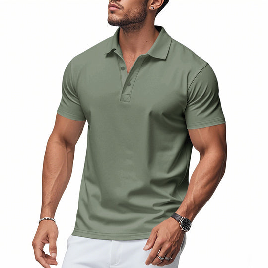 Herren Polohemd mit modernem Schnelltrocknungsstoff und eleganter Passform EB