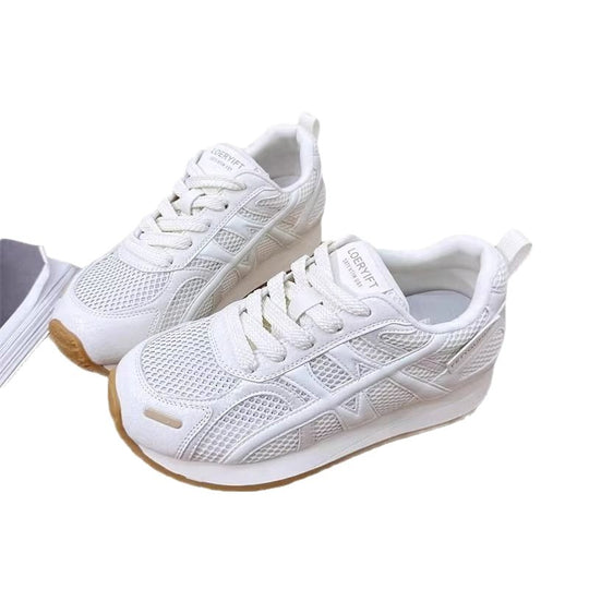 Damen Sportliche Sneakers mit atmungsaktiver Netzstruktur und strapazierfähigem Obermaterial EB