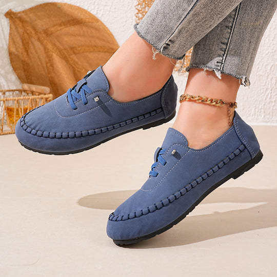 Damen Mokassins mit elegantem Schnürdesign EB