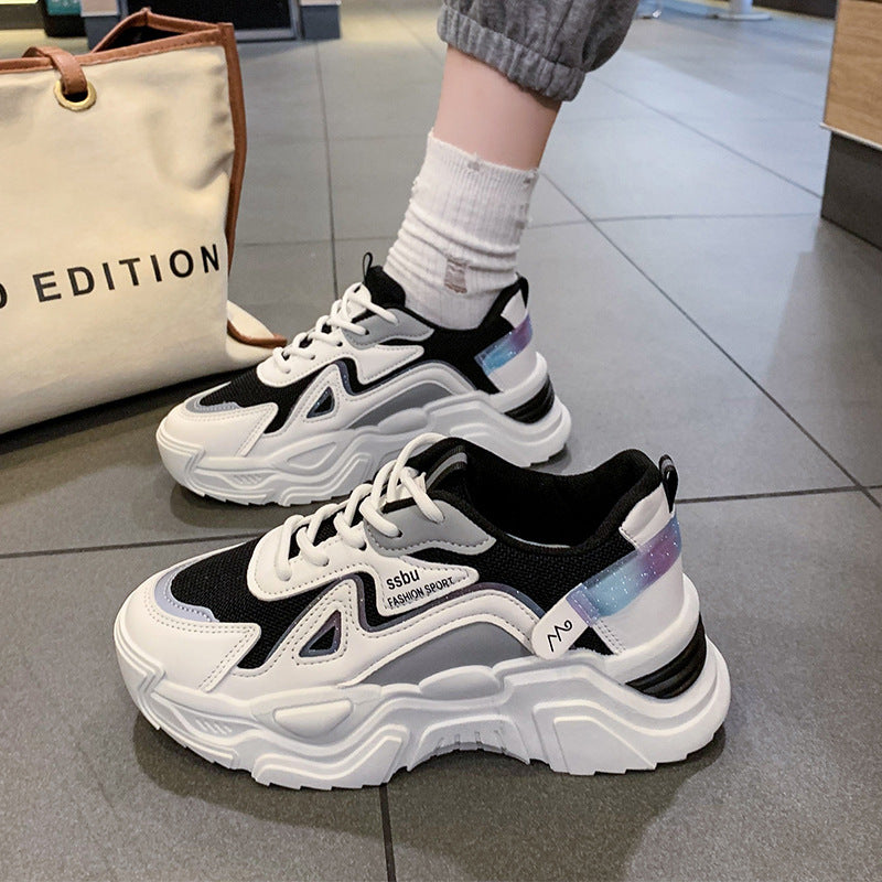 Damen Sportliche Sneaker mit rutschfester Sohle und atmungsaktivem Material EB