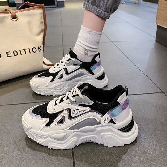 Damen Sportliche Sneaker mit rutschfester Sohle und atmungsaktivem Material EB