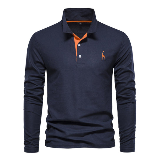 Atmungsaktives Baumwoll Poloshirt Herren | EB
