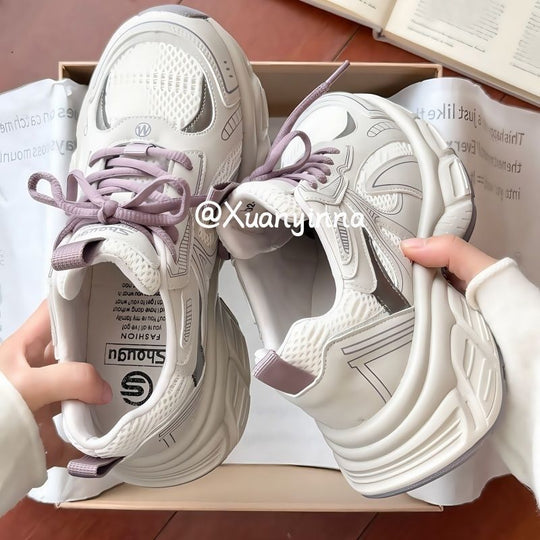 Damen Sportliche Laufschuhe mit atmungsaktiver Oberfläche und dämpfender Sohle EB