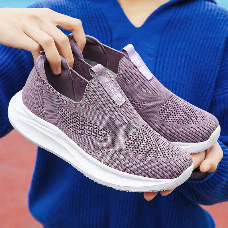 Damen Sportliche Slip-On Sneakers EB