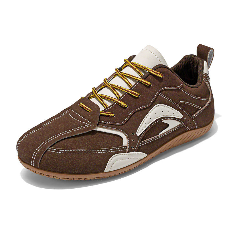 Unisex leichte Wildlederoptik Sneaker mit gepolstertem Komfortfußbett und griffiger Gumsohle EB