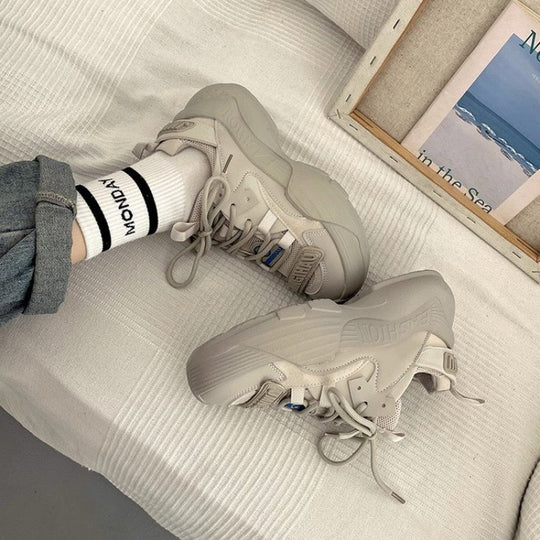 Damen Komfortable Chunky Sneakers EB